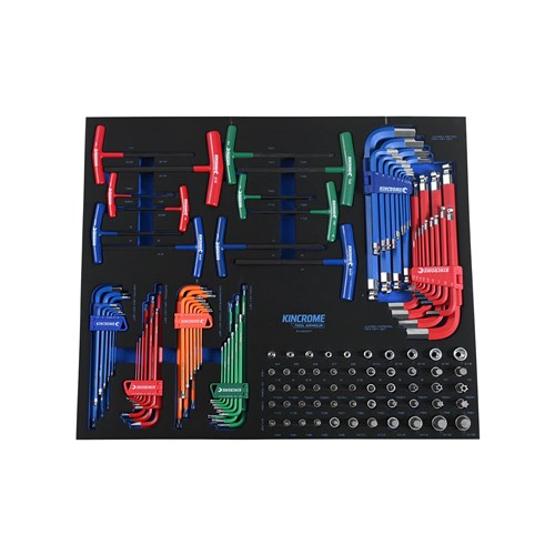 Kincrome EVA830T TOOL ARMOUR 140 Piece Hex & TORX® Fastening EVA Tray