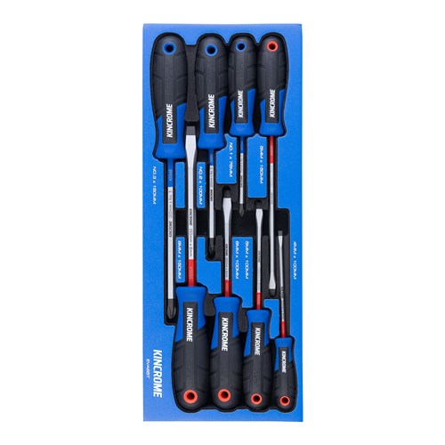 Kincrome EVA85T TRUCK BOX 8 Piece TorqueMaster® Screwdrivers EVA Tray