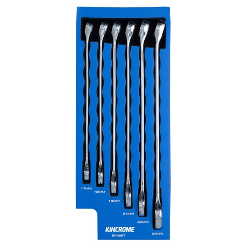 Kincrome EVA89T TRUCK BOX 6 Piece Combination Spanners EVA Tray