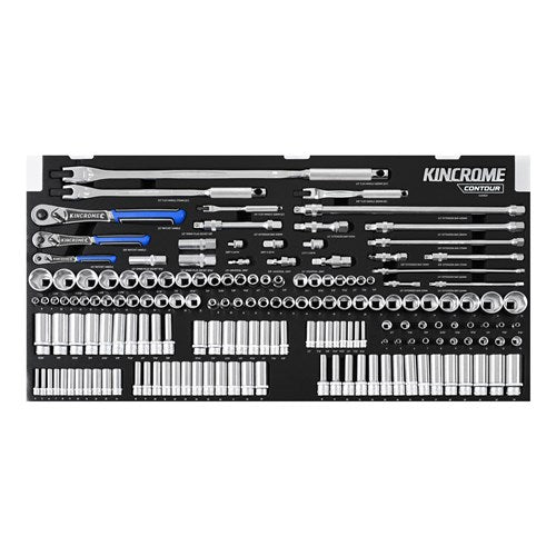 Kincrome EVA902T CONTOUR® 165 Piece LOK-ON™ Sockets & Accessories EVA Tray