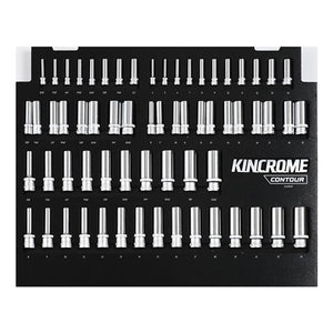 Kincrome EVA903T CONTOUR® 64 Piece LOK-ON™ Deep Sockets EVA Tray