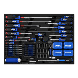 Kincrome EVA916T CONTOUR® 187 Piece TorqueMaster® Screwdrivers & Fastening EVA Tray