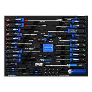 Kincrome EVA918T CONTOUR® 88 Piece TorqueMaster® Screwdrivers & Fastening EVA Tray