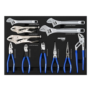 Kincrome EVA927T CONTOUR® 11 Piece Pliers & Wrenches EVA Tray