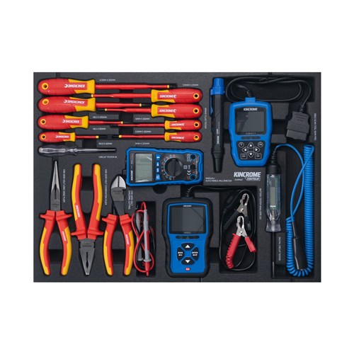 Kincrome EVA941T CONTOUR® 17 Piece VDE & Testing EVA Tray