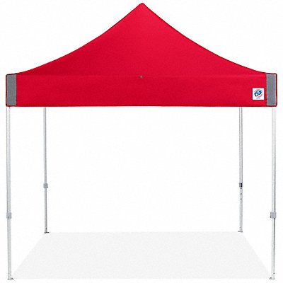 E-Z UP EX10KPN Shelter Red 10 ft W 10 ft L