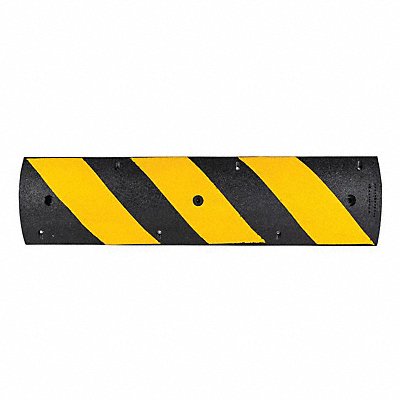 GRAINGER GNRS2411YB Speed Bump Black/Yellow 2-1/4 H x 48 L