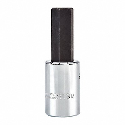 PROTO J544119M Socket Bit Steel 1/2 in TpSz 19 mm