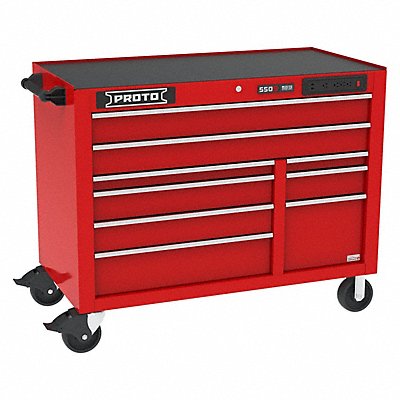 PROTO J555041B9RDPDP Rolling Tool Cabinet Red Gloss Finish