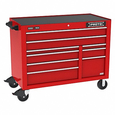 PROTO J555041B9RDPD Rolling Tool Cabinet Red Gloss Finish