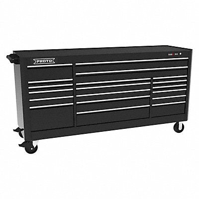 PROTO J558846B19BK Rolling Tool Cabinet Black Gloss Finish