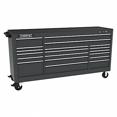 PROTO J558846B19DB Rolling Tool Cabinet Black Matte Finish