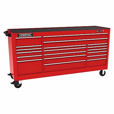 PROTO J558846B19RD Rolling Tool Cabinet Red Gloss Finish