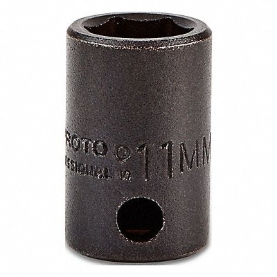 PROTO J7211M Impact Socket Steel Black Oxide 11 mm