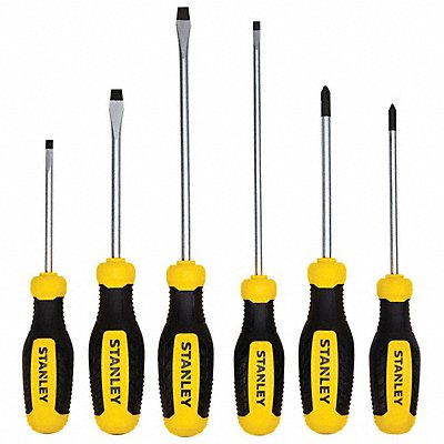 STANLEY STHT60025 Screwdriver Set Black