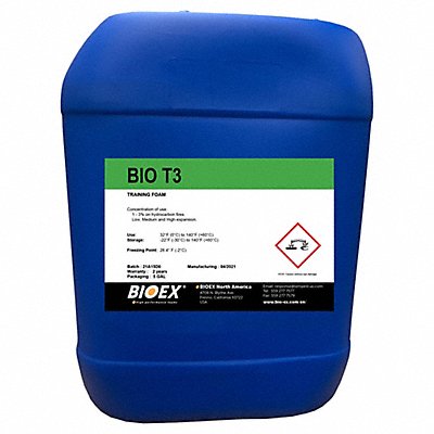 BIO-EX F02020015 Firefighting Foam Pail 5 gal