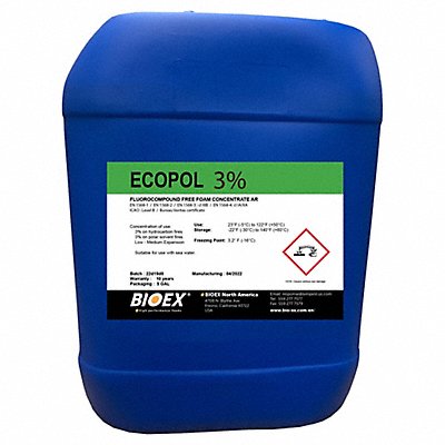 BIO-EX F05120515 Firefighting Foam Pail 5 gal