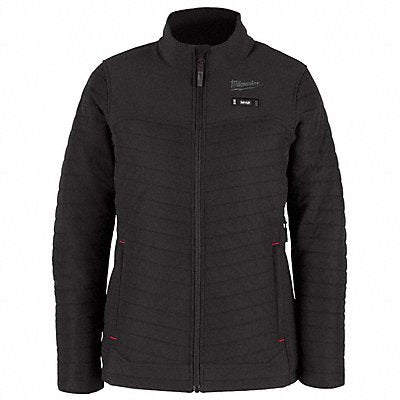 MILWAUKEE F102B21XL Heated Jacket Women s Polyester Black XL