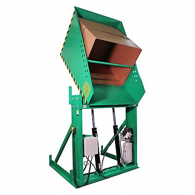 VALLEY CRAFT F80191A1 Box Dumper 36x36 Chute 36 Dump ht 6000lb