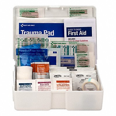 FIRST AID ONLY FAO130 First Aid Kit w/House 80pcs 2 1/8x5 WHT