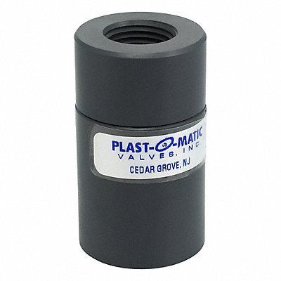 PLAST-O-MATIC FC025EP001000PV Flow Control Valve 1/4In FNPT PVC 1gpm