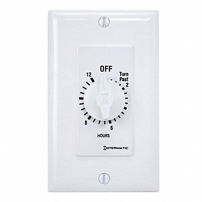 INTERMATIC FD12HWC Spring-Wound Timer White 277V AC