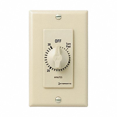 INTERMATIC FD30MC Spring-Wound Timer Ivory 120/277V AC