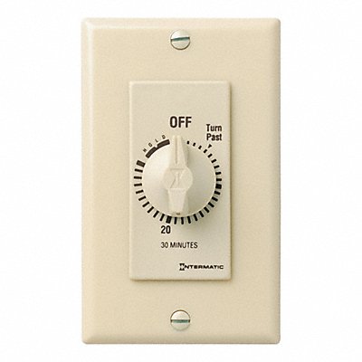 INTERMATIC FD30MH Spring-Wound Timer Ivory 277V AC