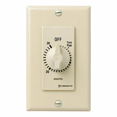 INTERMATIC FD430M Spring Wound Timer Ivory 277V AC