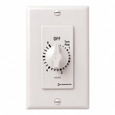 INTERMATIC FD46HW Spring-Wound Timer White 277V AC