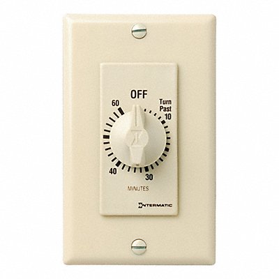 INTERMATIC FD60MC Spring-Wound Timer Ivory 120/277V AC