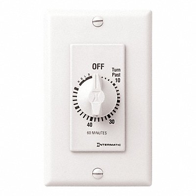 INTERMATIC FD60MHW Spring-Wound Timer White 277V AC