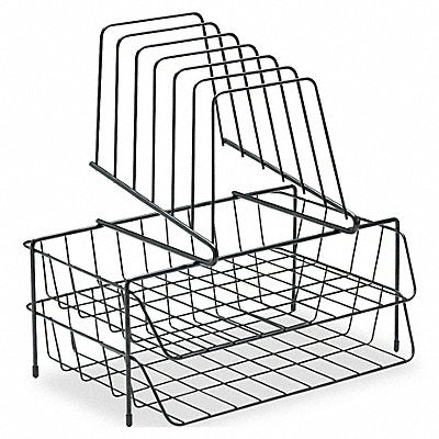 FELLOWES 72391 Wire 2-Tray File 8 Comp 13 7/8x10 1/8x14