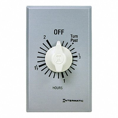 INTERMATIC FF2H Spring Wound Timer Silver 277V AC