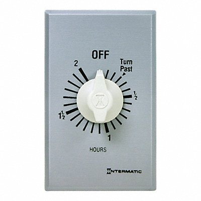 INTERMATIC FF32H Spring Wound Timer Silver 277V AC