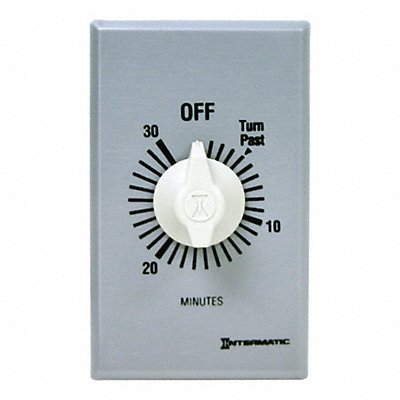 INTERMATIC FF430M Spring Wound Timer Silver 277V AC