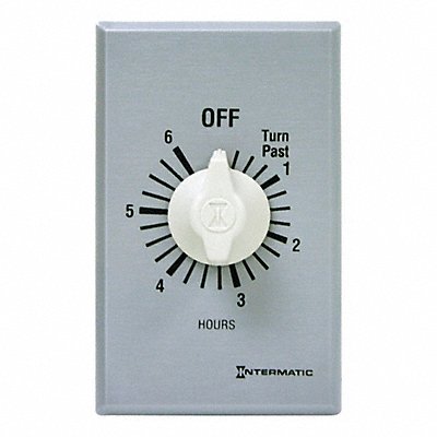 INTERMATIC FF6H Spring Wound Timer Silver 277V AC