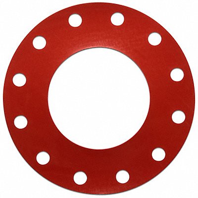 GRAINGER BULKFG120 Flange Gasket Full Face 12 Pipe