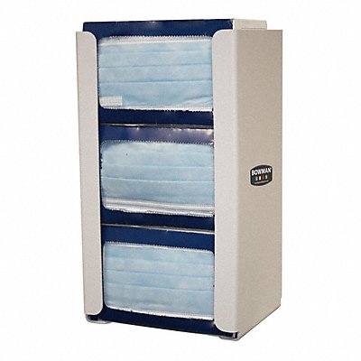 BOWMAN DISPENSERS FM0130212 Triple Box Facemask Dispenser