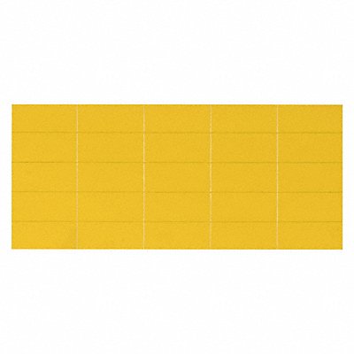 MASTERVISION FM2403 Magnetic Tape Strips 7/8 x2 Yellow PK25
