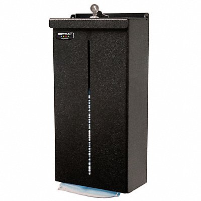 BOWMAN DISPENSERS FM4030220 Facemask Dispenser Black ABS