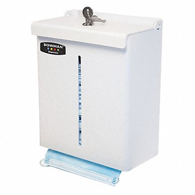 BOWMAN DISPENSERS FM4040213 Facemask Dispenser White ABS