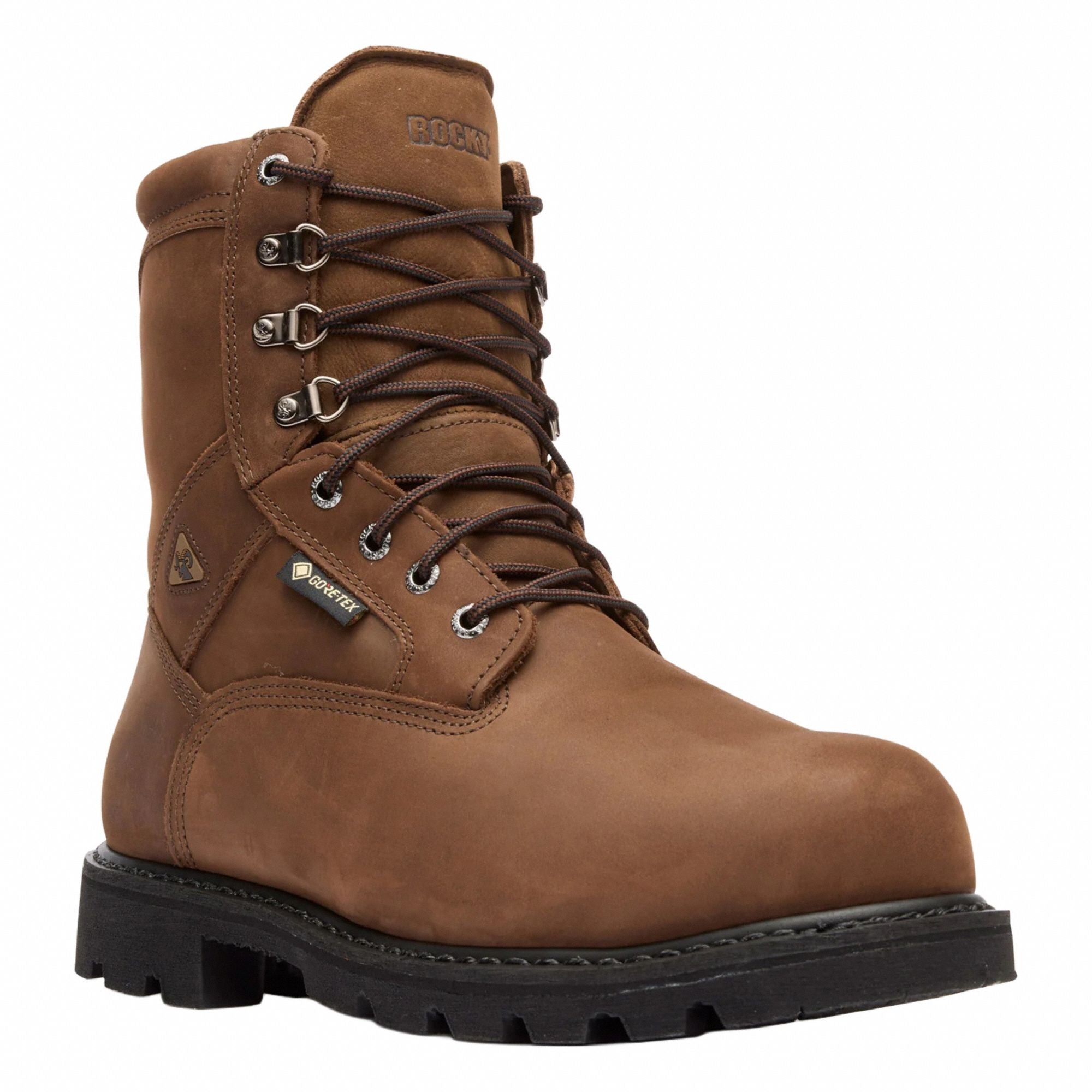 ROCKY FQ0006223 8-Inch Work Boot M 11 Brown PR