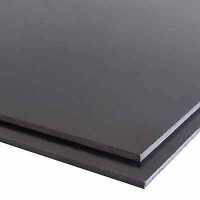 GRAINGER SFR4BK062X48000X96000 Fbrglass Epoxy Lam Sht 0.062in Blk