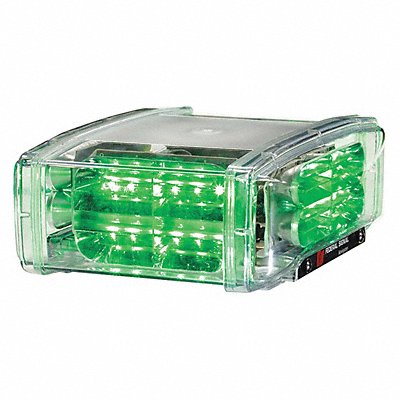 FEDERAL SIGNAL NVG104GF Mini Light Bar LED Green Permanent