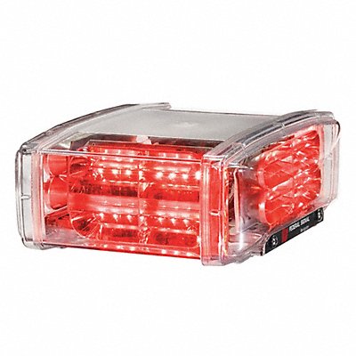 FEDERAL SIGNAL NVG104RF Mini Light Bar LED Red Permanent