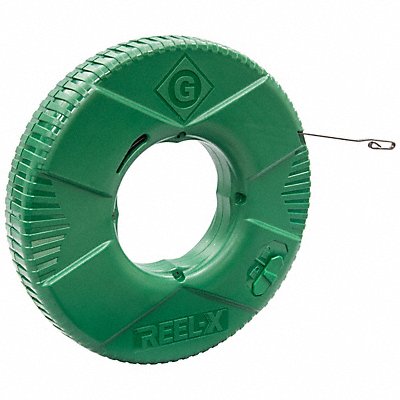 GREENLEE FTXS100W Steel Fish Tape Shape Flat 1/4 dia