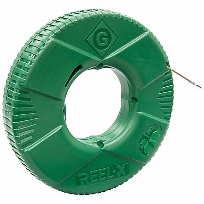 GREENLEE FTXS125 Steel Fish Tape Shape Flat 1/8 dia