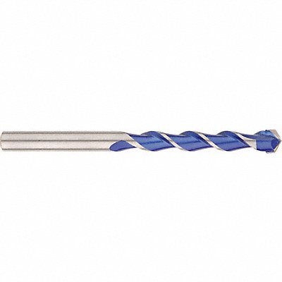 CLE-LINE C20938 Masonry drill 5/16 in High Speed Steel 6 in Overall Length Maximum Drilling Depth 4 3/4 in Shank Diameter 1/4 in