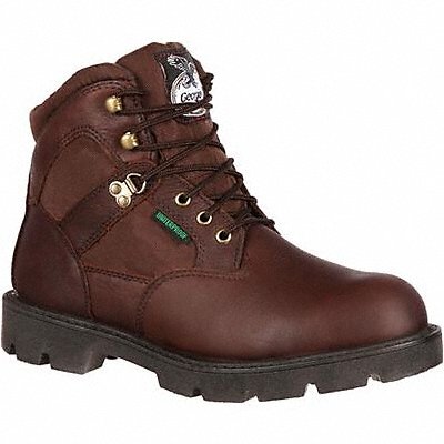GEORGIA BOOT G105 6-Inch Work Boot M 10 1/2 Brown PR